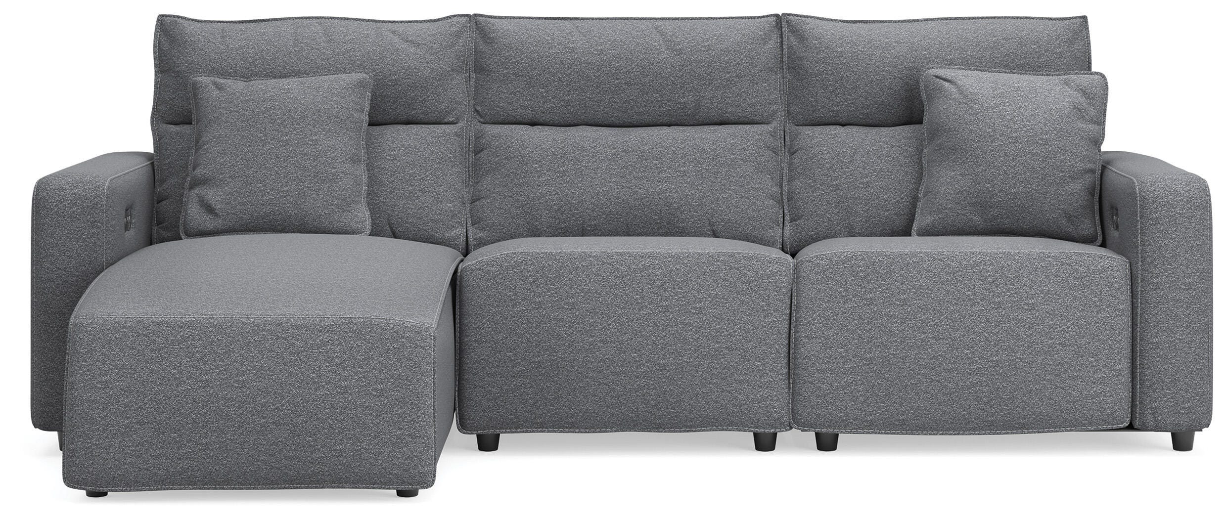 Diamond Furniture - Ashley Furniture - Modmax II 3-Piece Reclining Sofa Chaise - 3-Piece Reclining Sofa Chaise - 65906S23