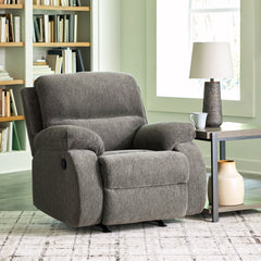 Diamond Furniture - Ashley Furniture - Scranto Living Room - Reclining Sofa / Brindle - 6650288
