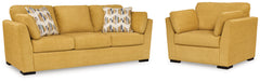 Diamond Furniture - Ashley Furniture - Keerwick Sofa and Oversized Chair - Sofa and Oversized Chair - 67506U4