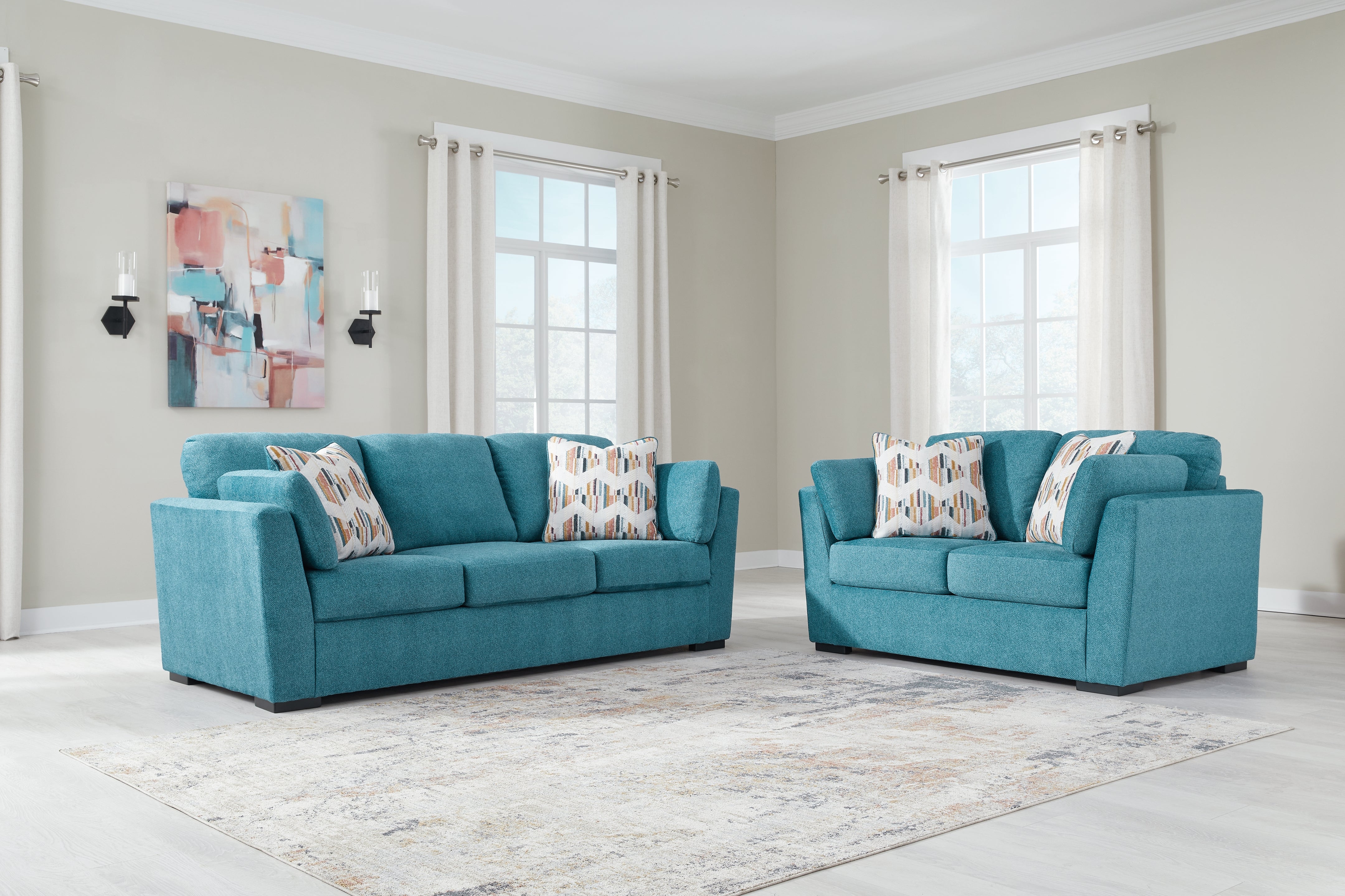 Diamond Furniture - Ashley Furniture - Keerwick Sofa and Loveseat - Sofa and Loveseat - 67507U1
