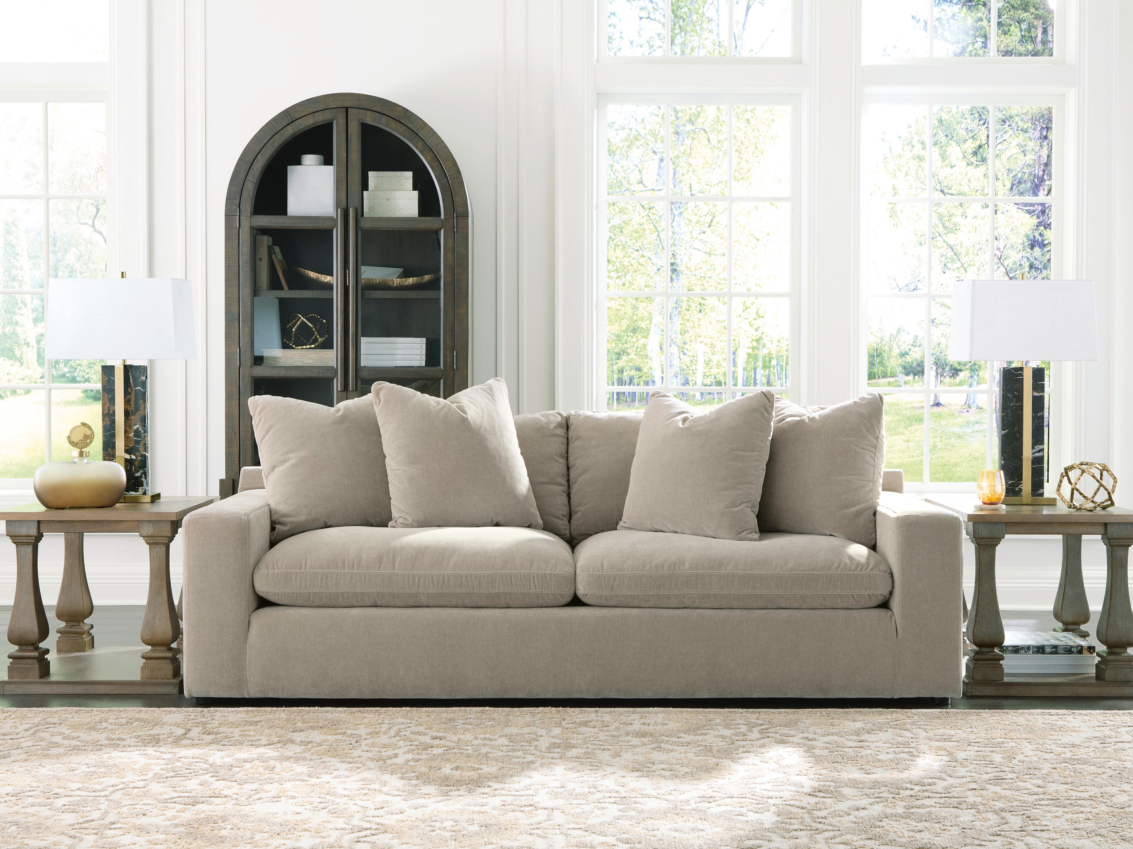 Diamond Furniture - Ashley Furniture - Maxton Heights Sofa - Sofa / Pebble - 6780838