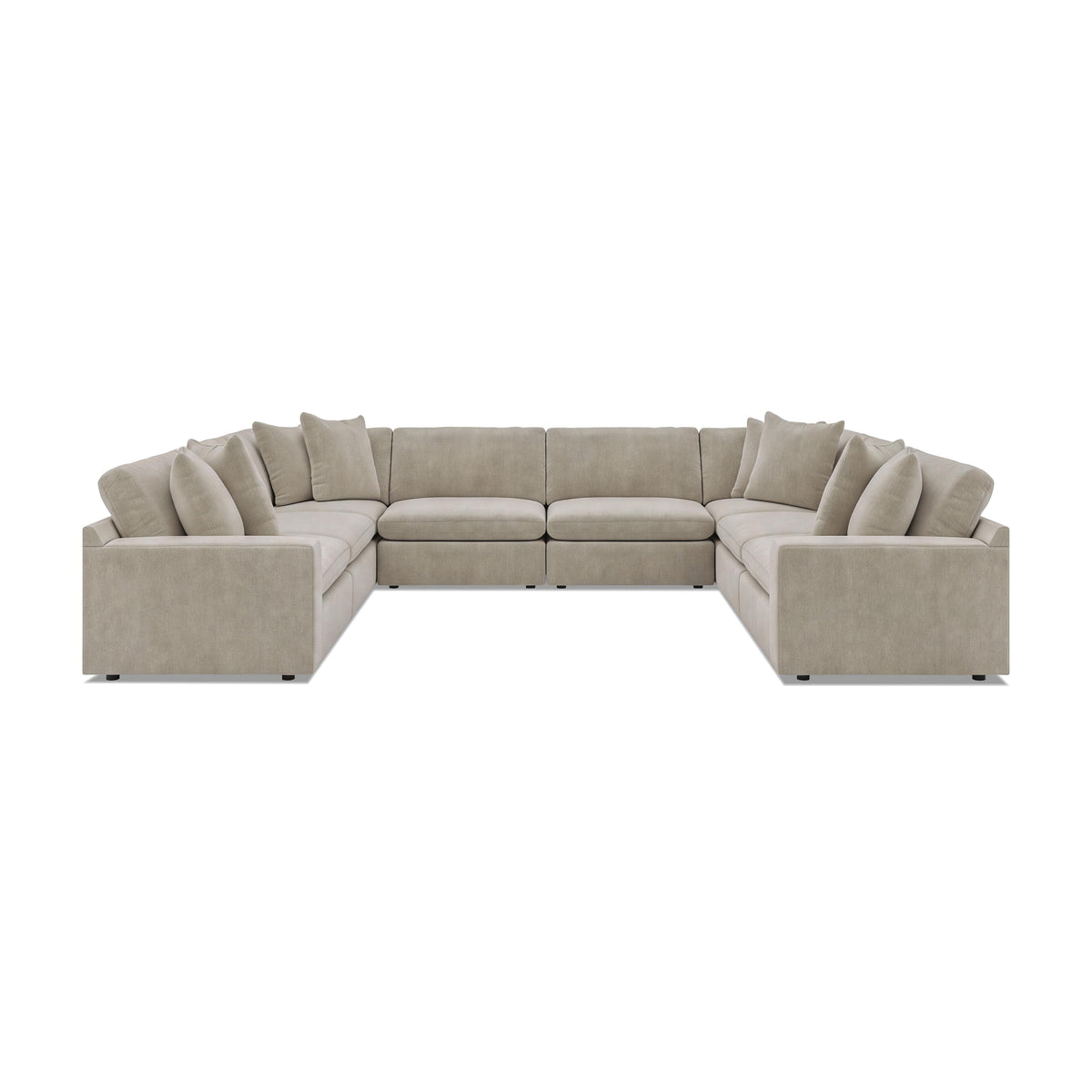 Diamond Furniture - Ashley Furniture - Maxton Heights 8-Piece Sectional - RAF 8-Piece Sectional - 67808S5