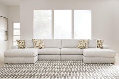 Diamond Furniture - Ashley Furniture - Kestrie 4-Piece Double Chaise Sectional - 4-Piece Double Chaise Sectional - PC68706S9