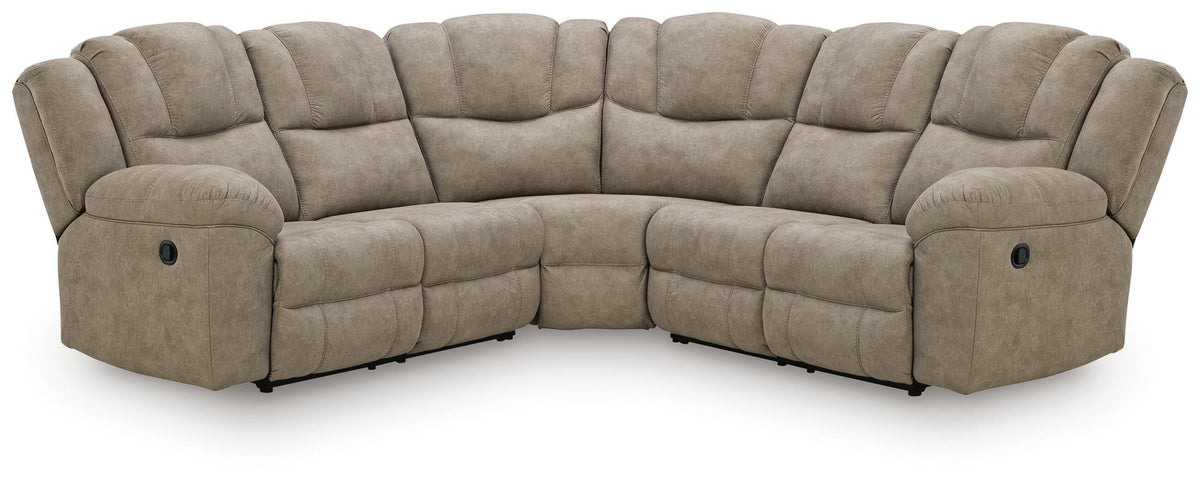 Diamond Furniture - Ashley Furniture - Pearce-Pike 3-Piece Reclining Sectional - 3-Piece Reclining Sectional - PC69205S4