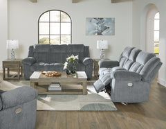 Diamond Furniture - Ashley Furniture - Tip-Off Power Reclining Sofa, Loveseat and Recliner - Power Reclining Sofa, Loveseat and Recliner - 69304U2
