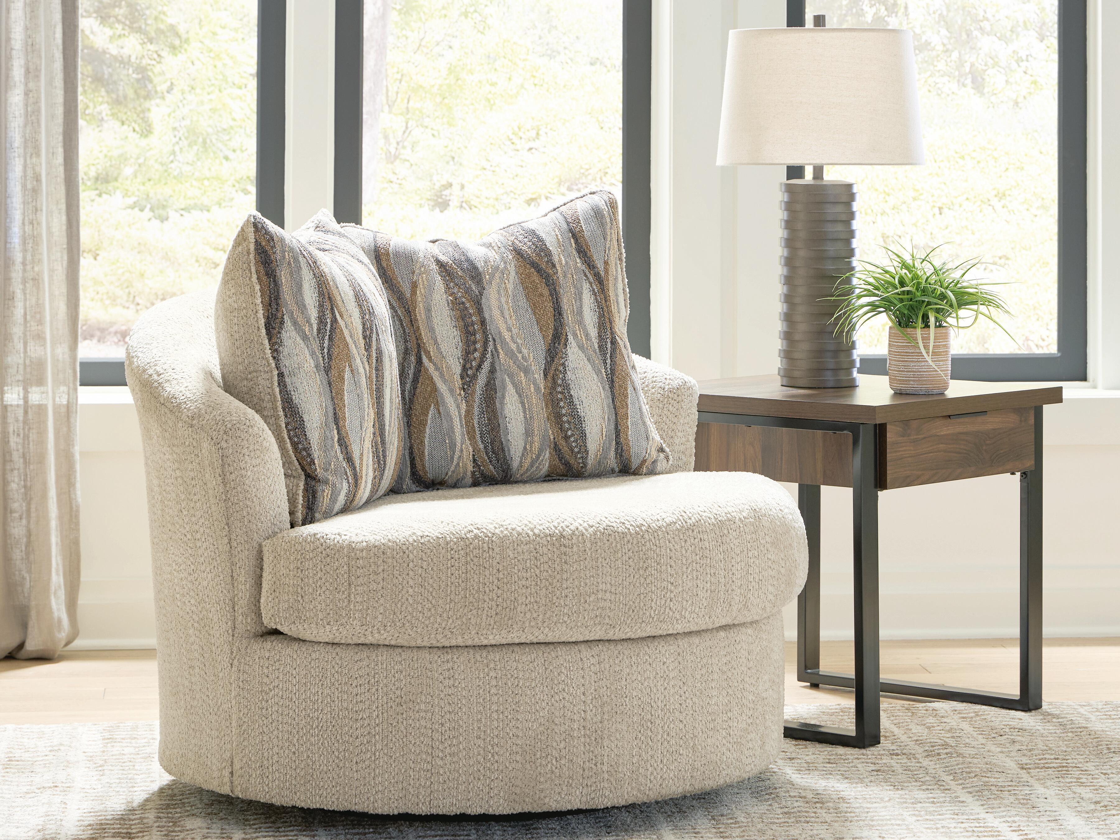 Diamond Furniture - Ashley Furniture - Lofwood Swivel Accent Chair - Swivel Accent Chair - PC6960544