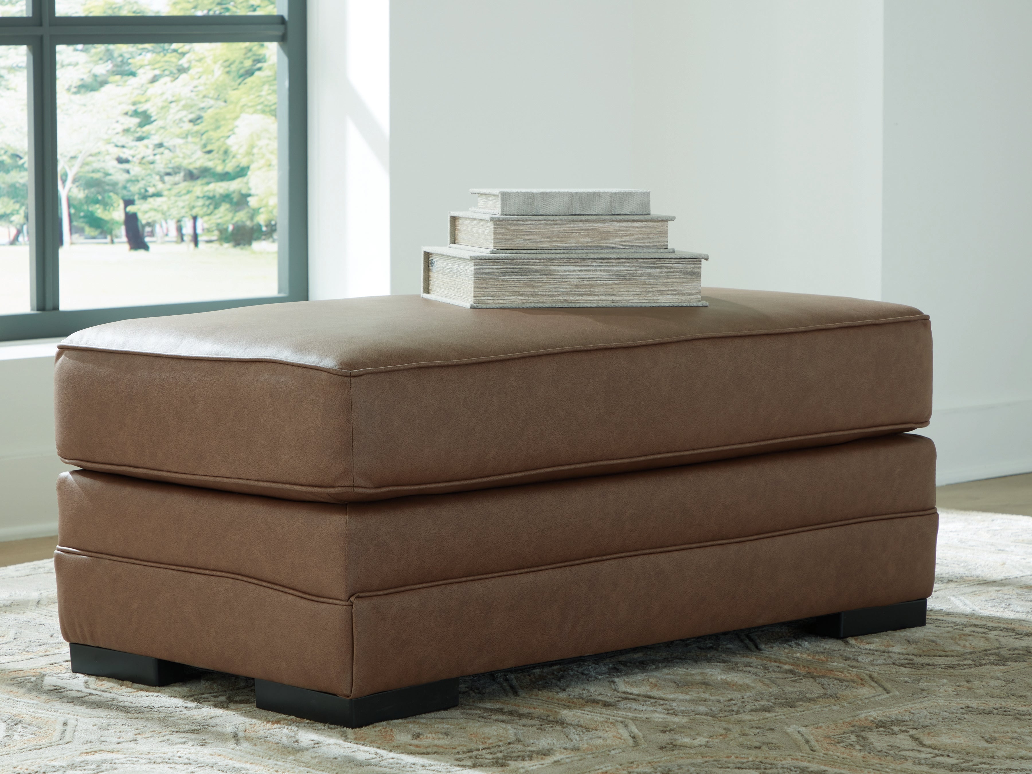 Diamond Furniture - Ashley Furniture - VillaCourt Living Room - Sofa / Caramel - 7490938