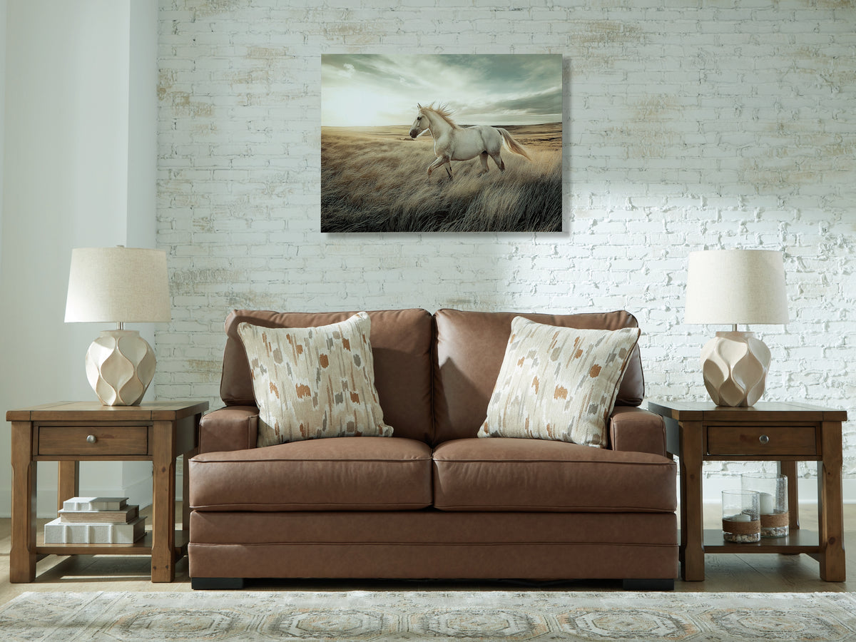 Diamond Furniture - Ashley Furniture - VillaCourt Loveseat - Loveseat - 7490935