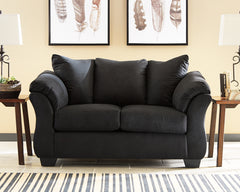 Diamond Furniture - Ashley Furniture - Darcy Living Room - Sofa / Black - 7500838