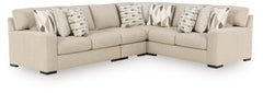 Diamond Furniture - Ashley Furniture - Laurelgrove 4-Piece Sectional - RAF 4-Piece Sectional - 75105S9