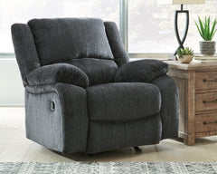 Diamond Furniture - Ashley Furniture - Draycoll Living Room - Power Rocker Recliner / Slate - 7650498