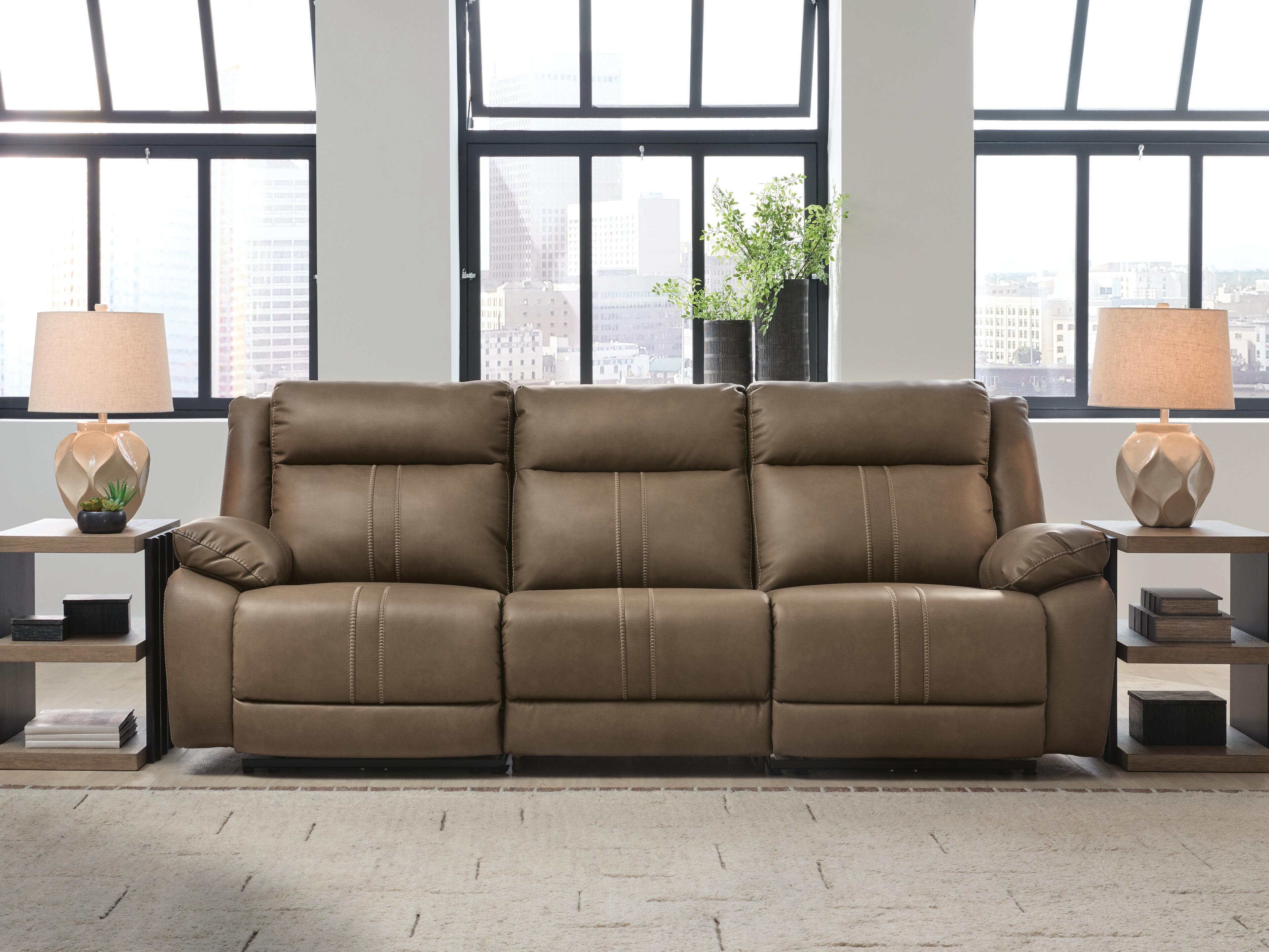 Diamond Furniture - Ashley Furniture - Max-Momentum 3-Piece Power Sectional Reclining Sofa - 3-Piece Power Sectional Reclining Sofa - PC82305S3