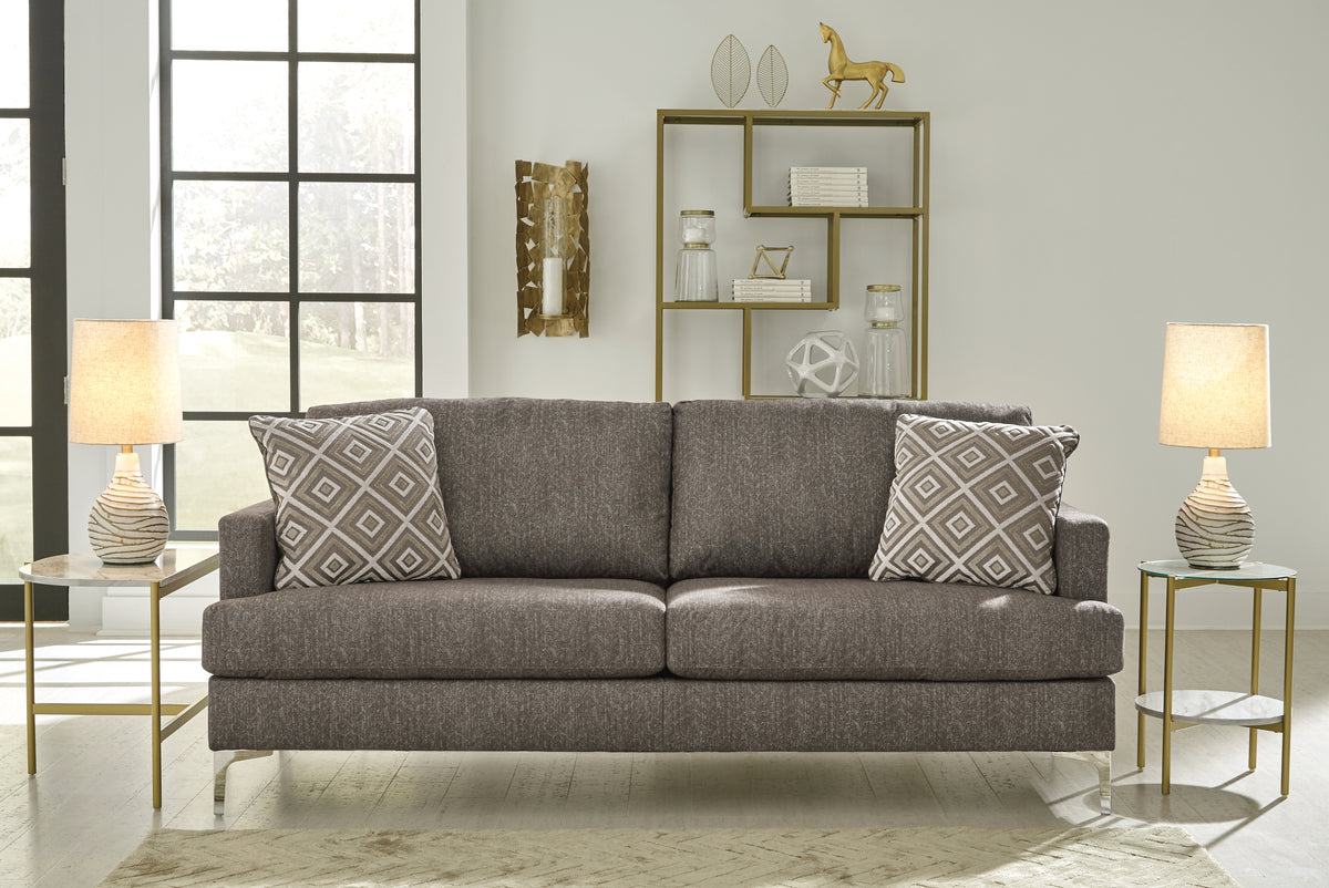 Diamond Furniture - Ashley Furniture - Arcola Living Room - RTA Sofa / Java - 82604S1