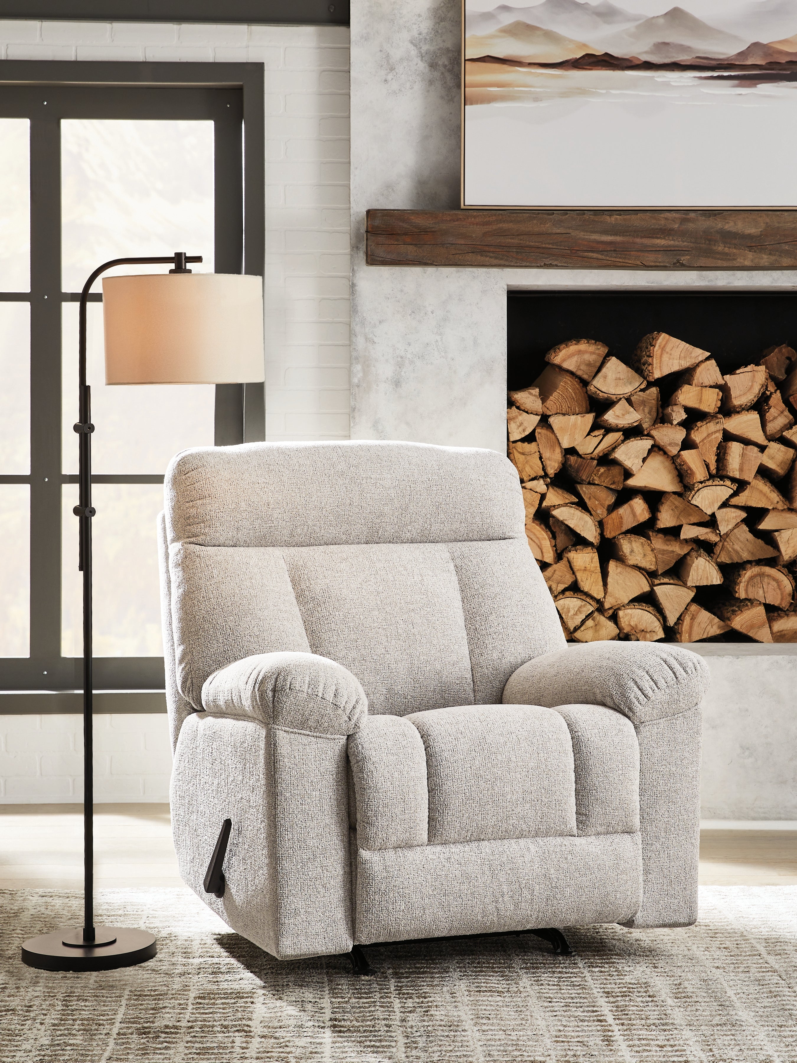 Diamond Furniture - Ashley Furniture - Hoyne Park Recliner - Rocker Recliner - PC8281525