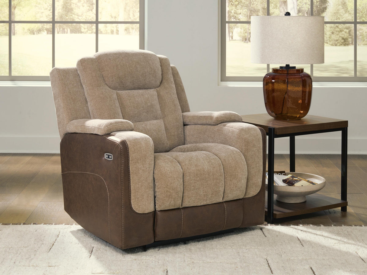 Diamond Furniture - Ashley Furniture - Mixed Motion Power Recliner - PWR Recliner/ADJ Headrest - PC8350413