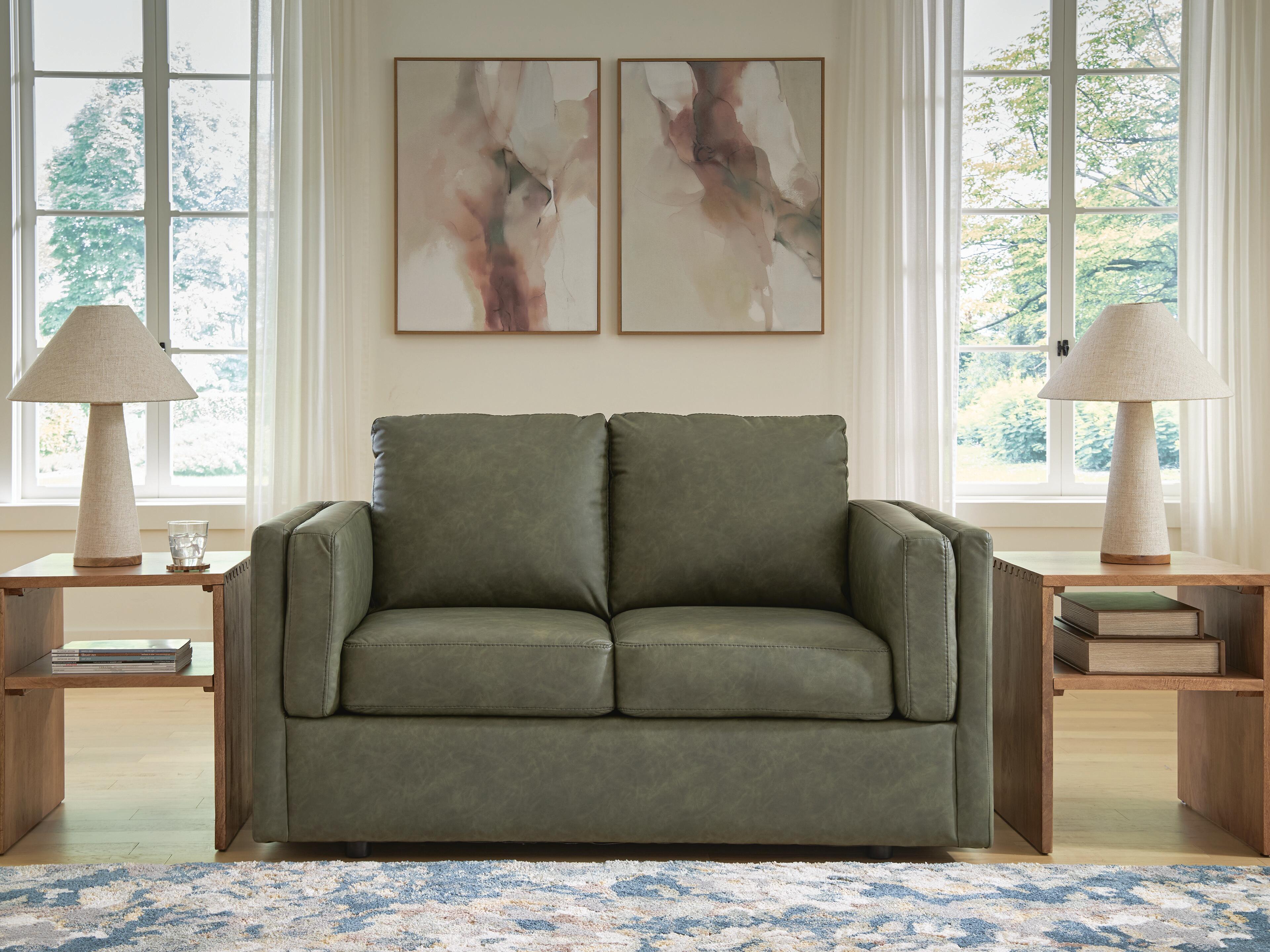 Diamond Furniture - Ashley Furniture - Hollis Studio Loveseat - Loveseat - PC8560435