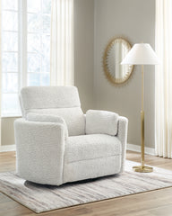 Diamond Furniture - Ashley Furniture - Gosaldo Swivel Power Glider Recliner - Swivel Glider Power Recliner - PC8630395