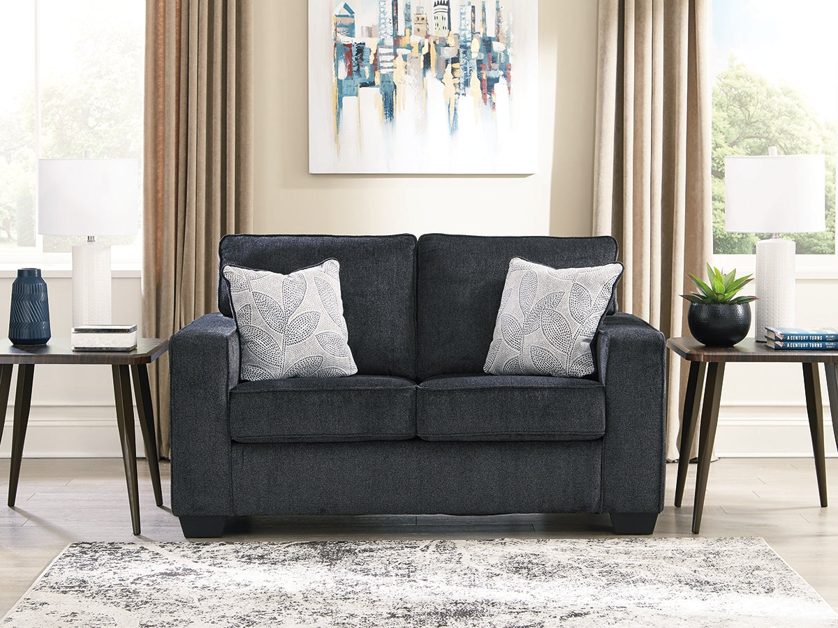 Diamond Furniture - Ashley Furniture - Altari Living Room - Loveseat / Slate - 8721335