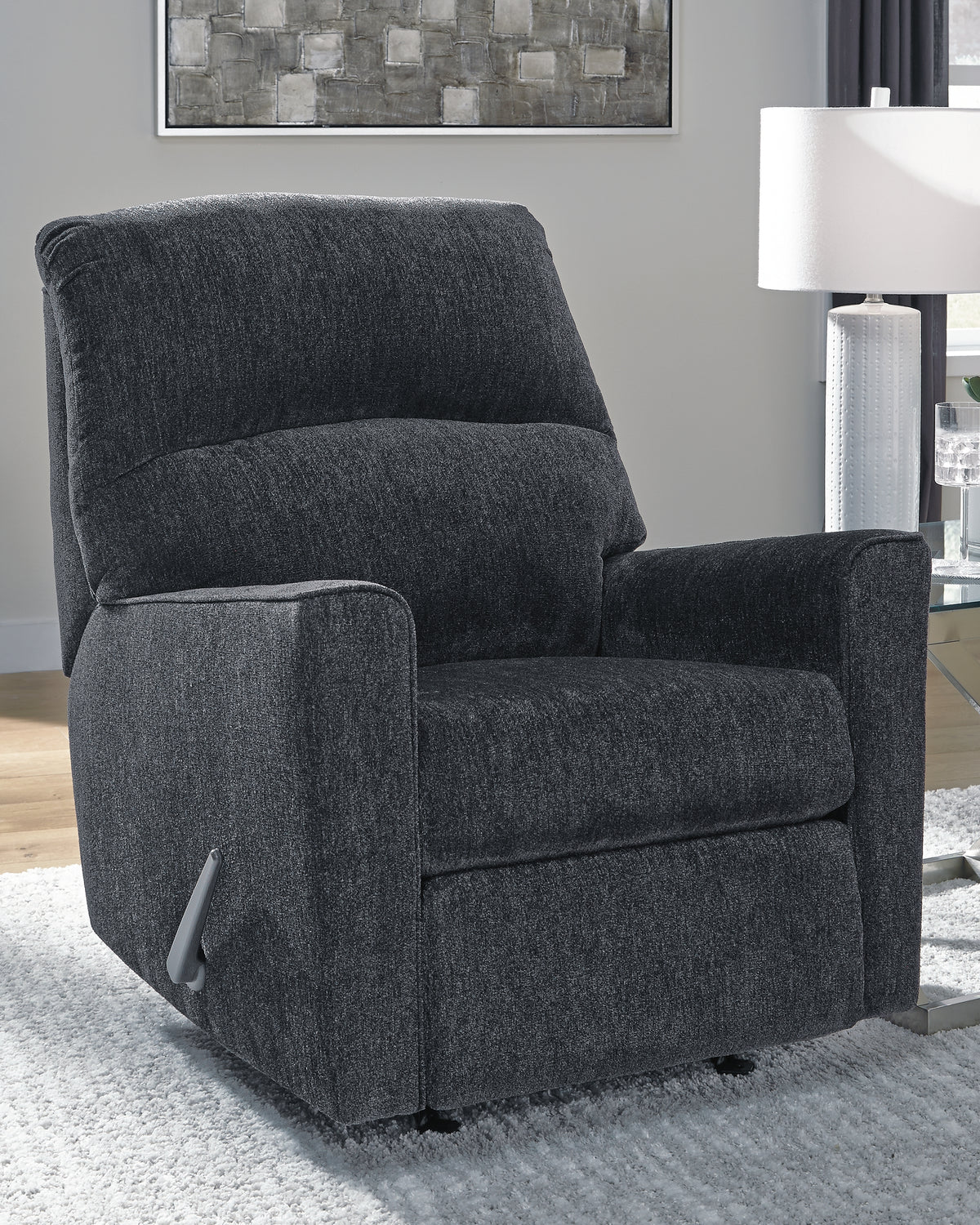 Diamond Furniture - Ashley Furniture - Altari Living Room - Ottoman / Slate - 8721314