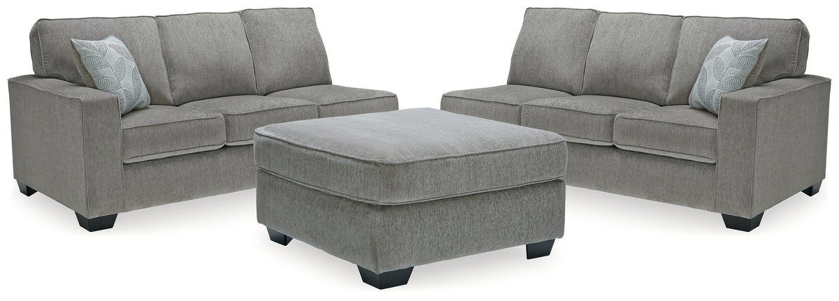 Diamond Furniture - Ashley Furniture - Altari 2-Piece Sectional with Ottoman - 2-Piece Sectional with Ottoman - 87214U3