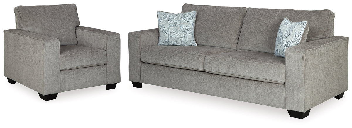 Diamond Furniture - Ashley Furniture - Altari Sofa and Chair - Sofa and Chair - 87214U9