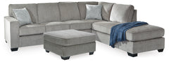 Diamond Furniture - Ashley Furniture - Altari 2-Piece Sectional with Chaise and Oversized Ottoman - 2-Piece Sectional with Chaise and Oversized Ottoman - 87214U11