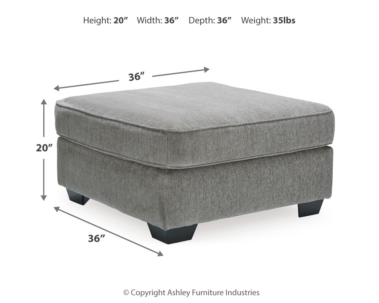 Altari 2-Piece Sleeper Sectional, Loveseat and Ottoman