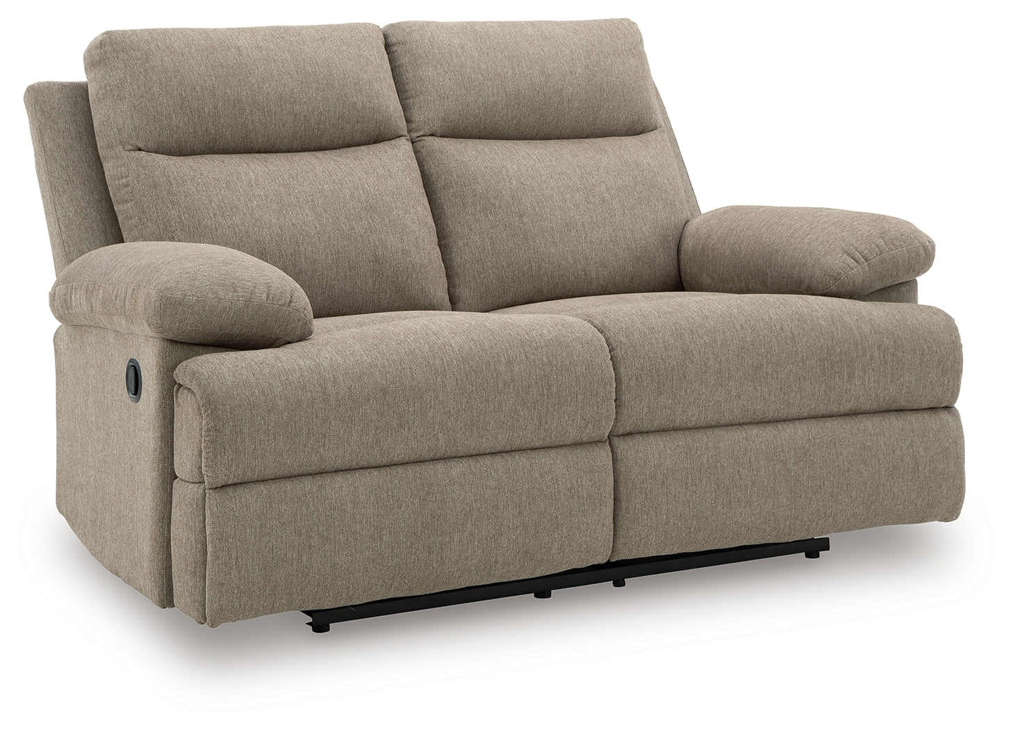 Diamond Furniture - Ashley Furniture - Side-Swipe Living Room - Reclining Loveseat / Mocha - PC9140586