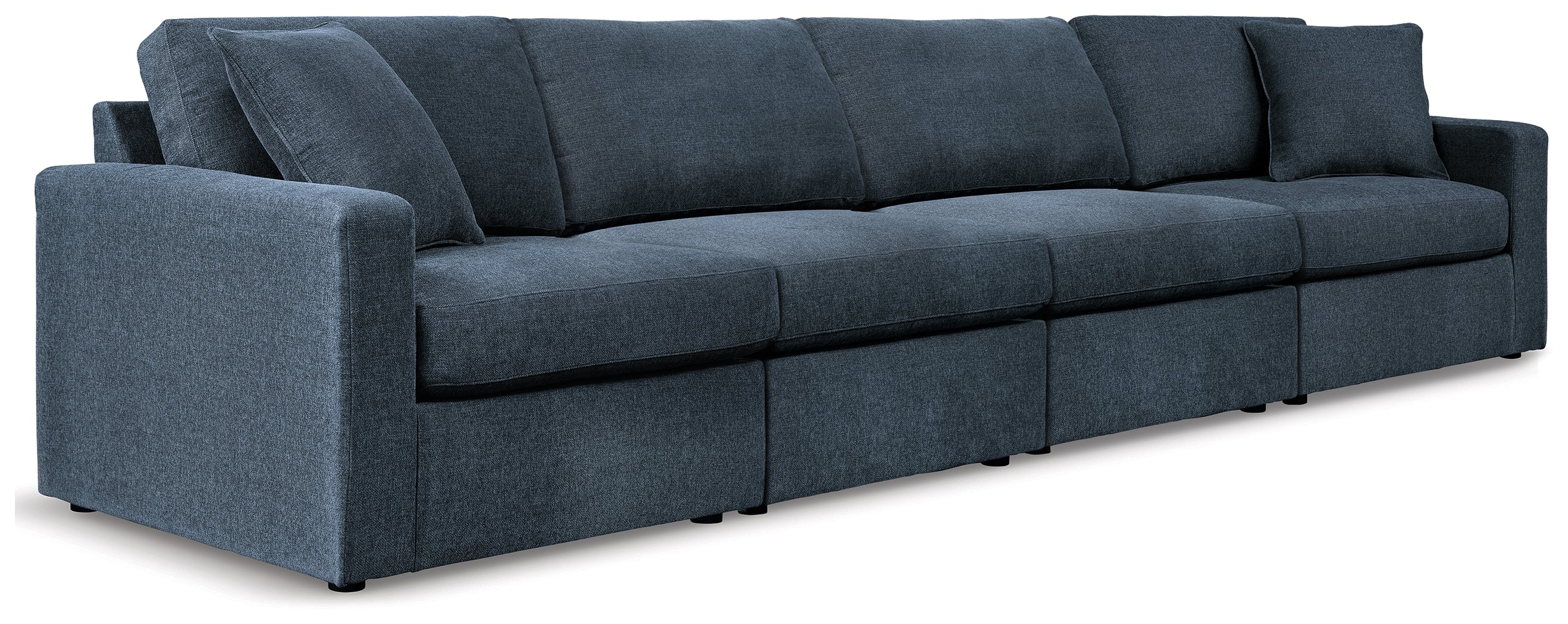 Diamond Furniture - Ashley Furniture - Modmax Sectional - RAF 4-Piece Sectional / Ink - 92101S10