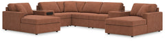 Diamond Furniture - Ashley Furniture - Modmax 8-Piece Sectional with Chaise - RAF 8-Piece Sectional with Chaise - 92102S31