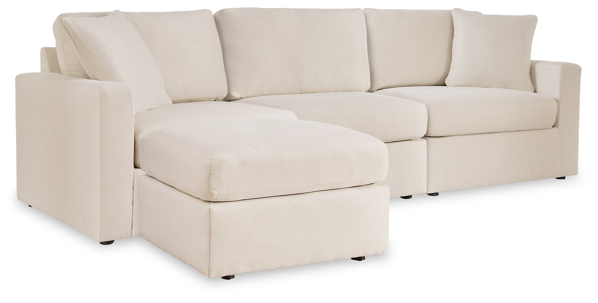 Diamond Furniture - Ashley Furniture - Modmax 3-Piece Sectional and Ottoman - 3-Piece Sectional and Ottoman / Oyster - 92103U4