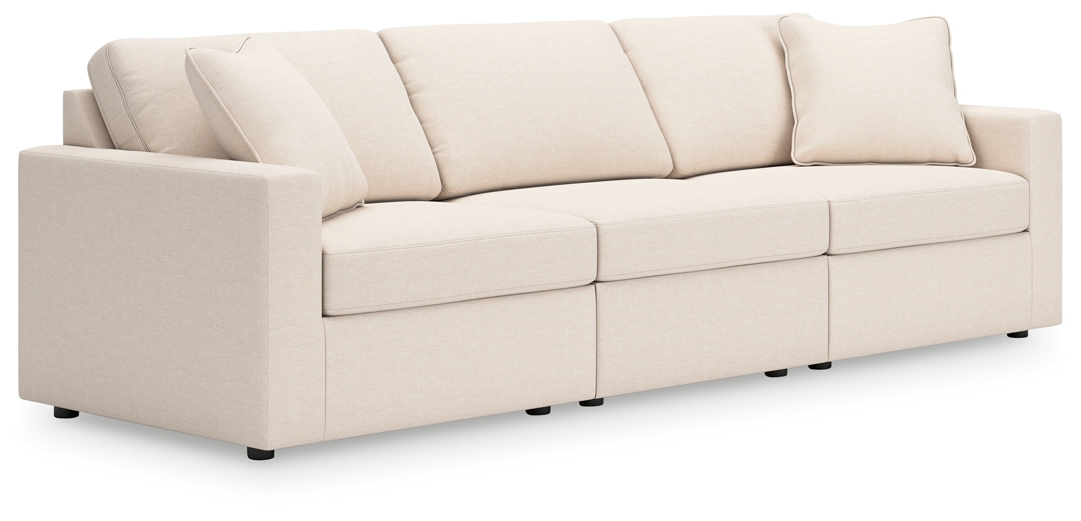 Modmax 3-Piece Sectional Sofa, 2-Piece Sectional Loveseat and Swivel Glider Recliner