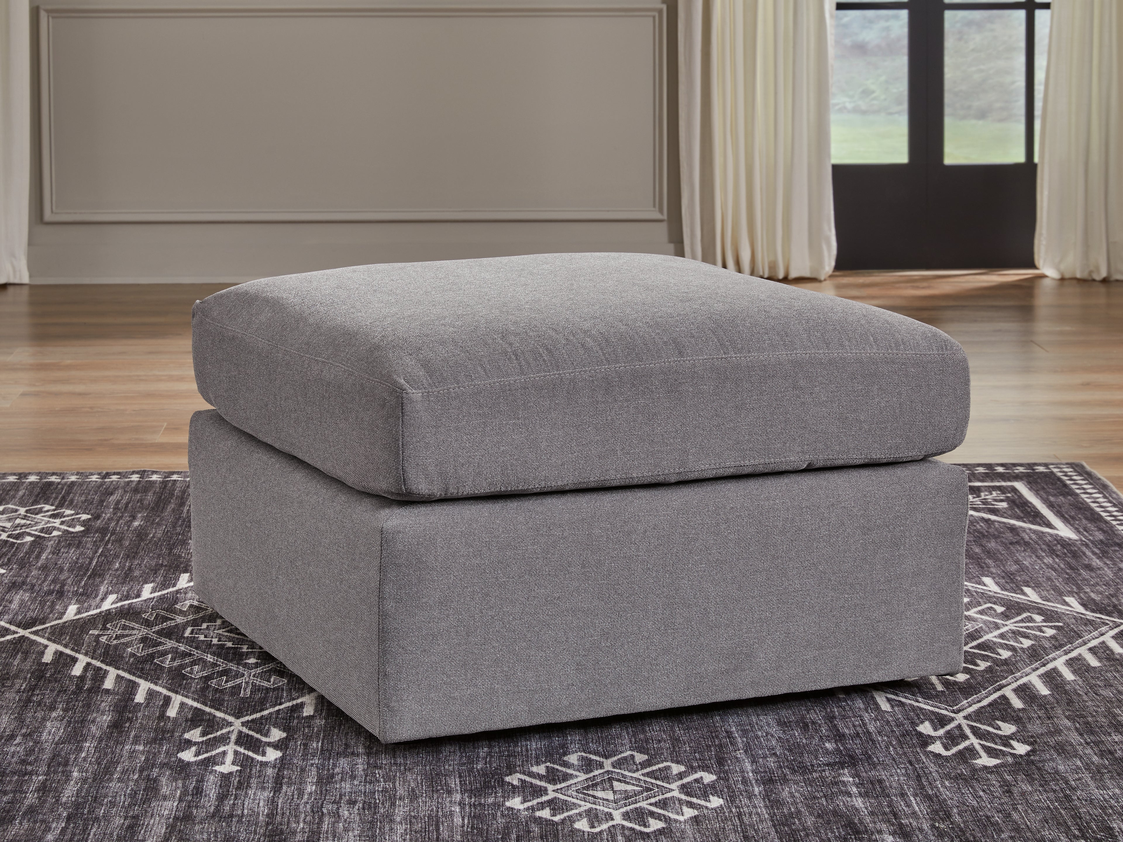 Modmax 6-Piece Sectional and Oversized Accent Ottoman