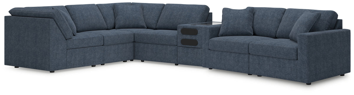Diamond Furniture - Ashley Furniture - Modmax 7-Piece Sectional with Audio Console - RAF 7-Piece Sectional with Audio Console - 92121S75
