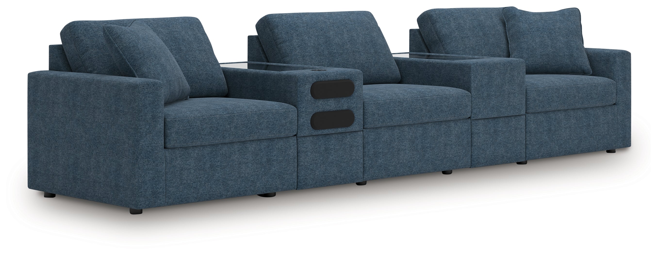 Diamond Furniture - Ashley Furniture - Modmax 5-Piece Sectional with Audio System - RAF 5-Piece Sectional with Audio System - 92121S64
