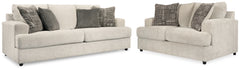 Diamond Furniture - Ashley Furniture - Soletren Queen Sofa Sleeper and Loveseat - Queen Sofa Sleeper and Loveseat - 95104U13