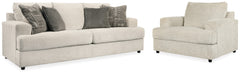 Diamond Furniture - Ashley Furniture - Soletren Sofa and Oversized Chair - Sofa and Oversized Chair - 95104U8