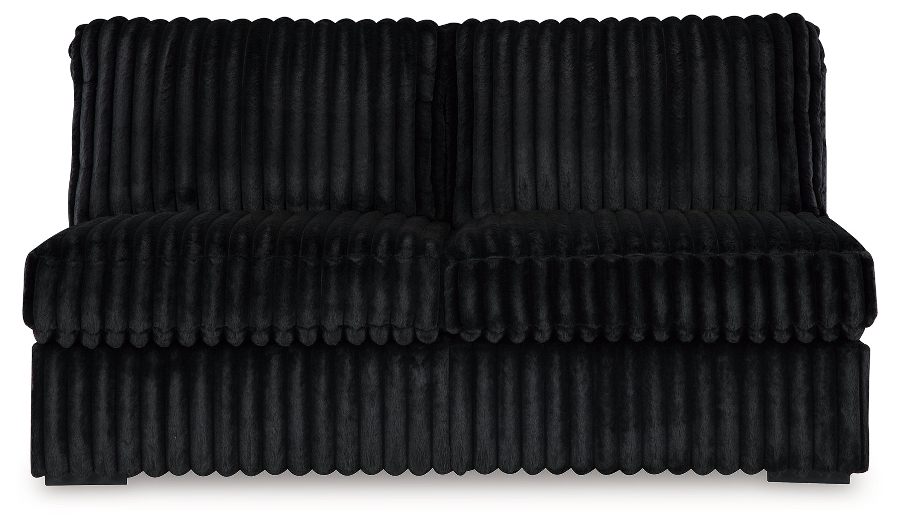 Diamond Furniture - Ashley Furniture - Midnight-Madness 4-Piece Sectional - 4-Piece Sectional / Onyx - 98103U11