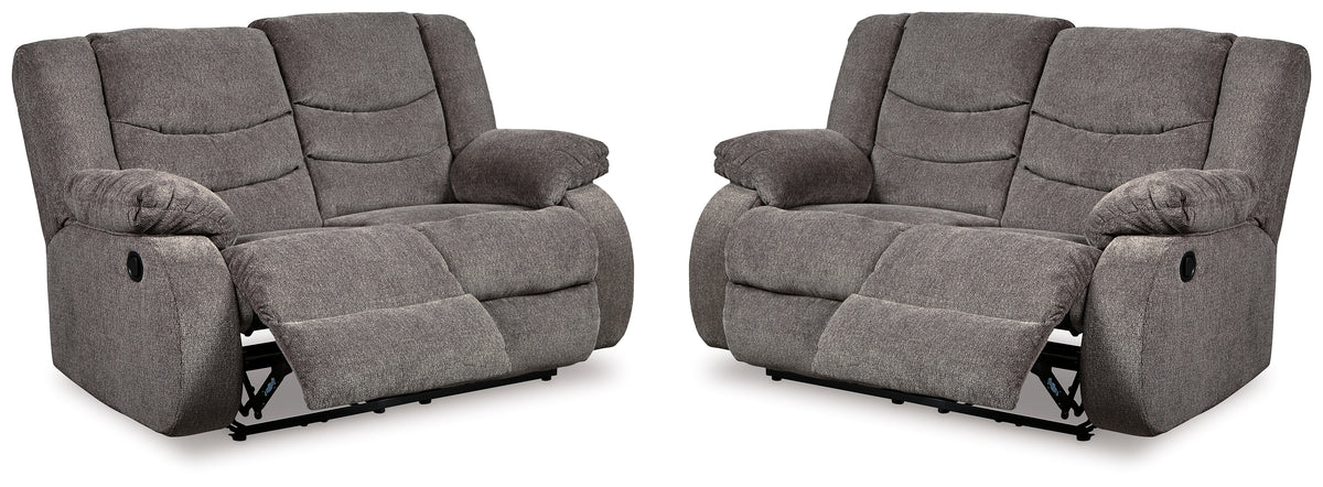 Diamond Furniture - Ashley Furniture - Tulen Set of 2 Reclining Loveseats - Set of 2 Reclining Loveseats - 98606U5
