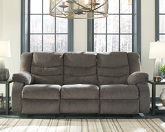 Diamond Furniture - Ashley Furniture - Tulen Living Room - Reclining Loveseat / Gray - 9860686