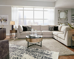Diamond Furniture - Ashley Furniture - Kellway Sectional - 6-Piece Sectional / Bisque - 98707S3