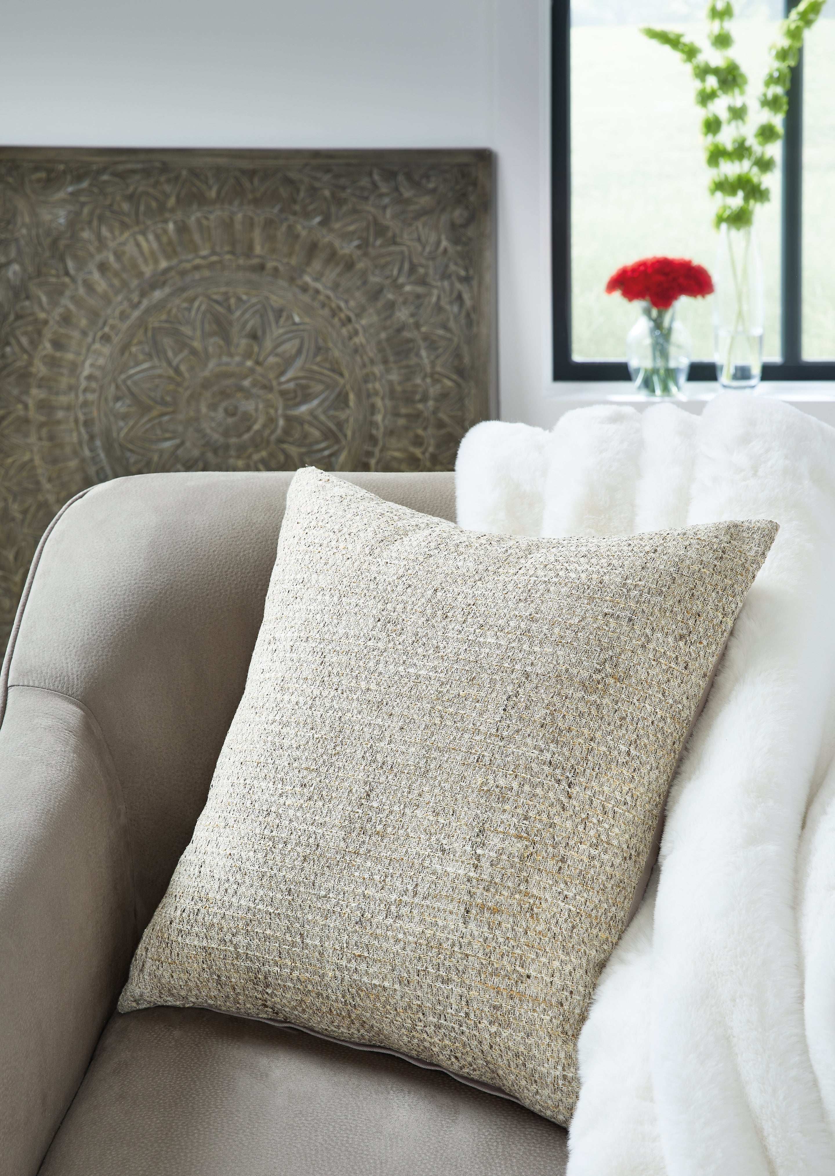 Diamond Furniture - Ashley Furniture - Erline Pillows - Pillow / Cement - A1000895P