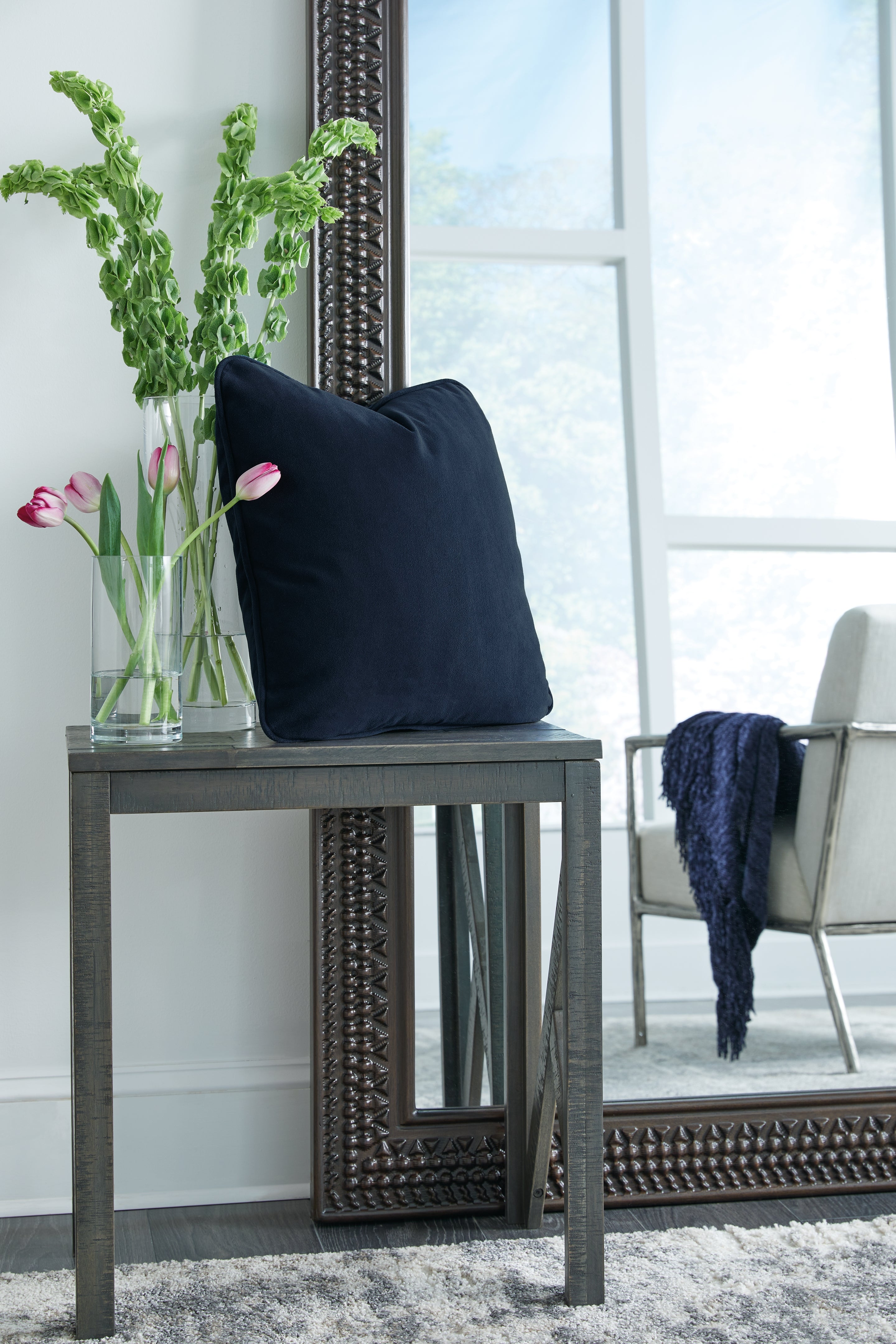 Diamond Furniture - Ashley Furniture - Caygan Pillows - Pillow (4/CS) / Ink - A1000916