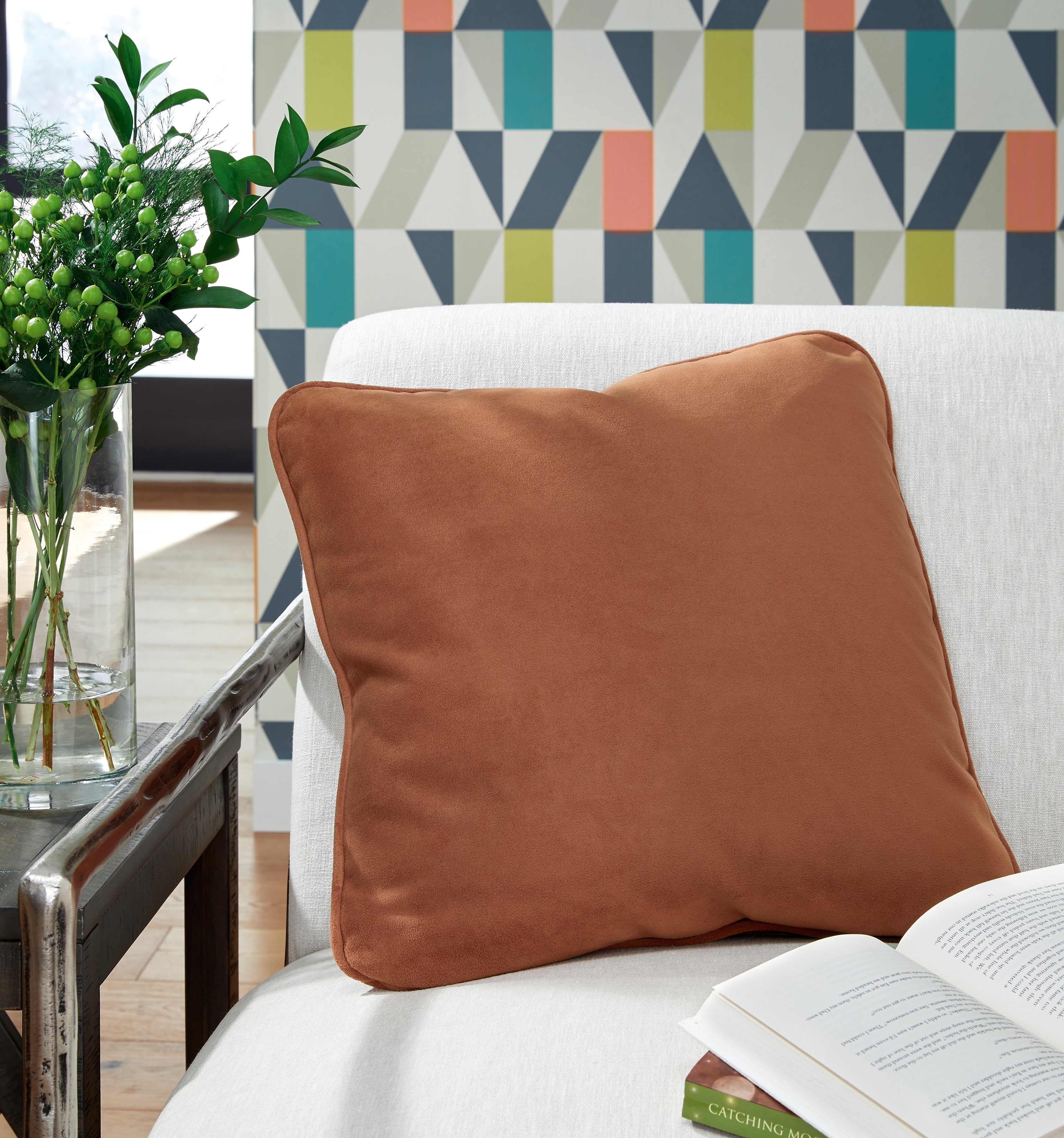 Diamond Furniture - Ashley Furniture - Caygan Pillows - Pillow (4/CS) / Spice - A1000918