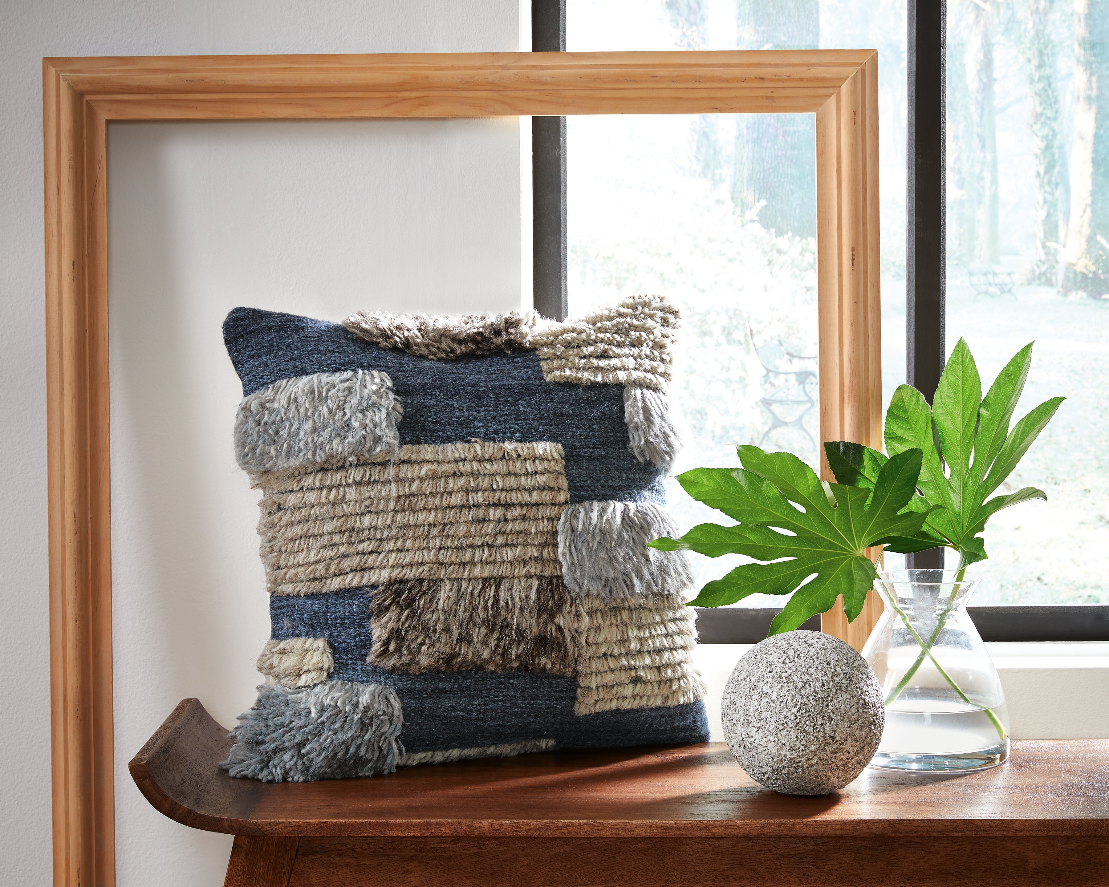 Diamond Furniture - Ashley Furniture - Gibbend Pillows - Pillow (4/CS) / Blue/Gray/White - A1000926
