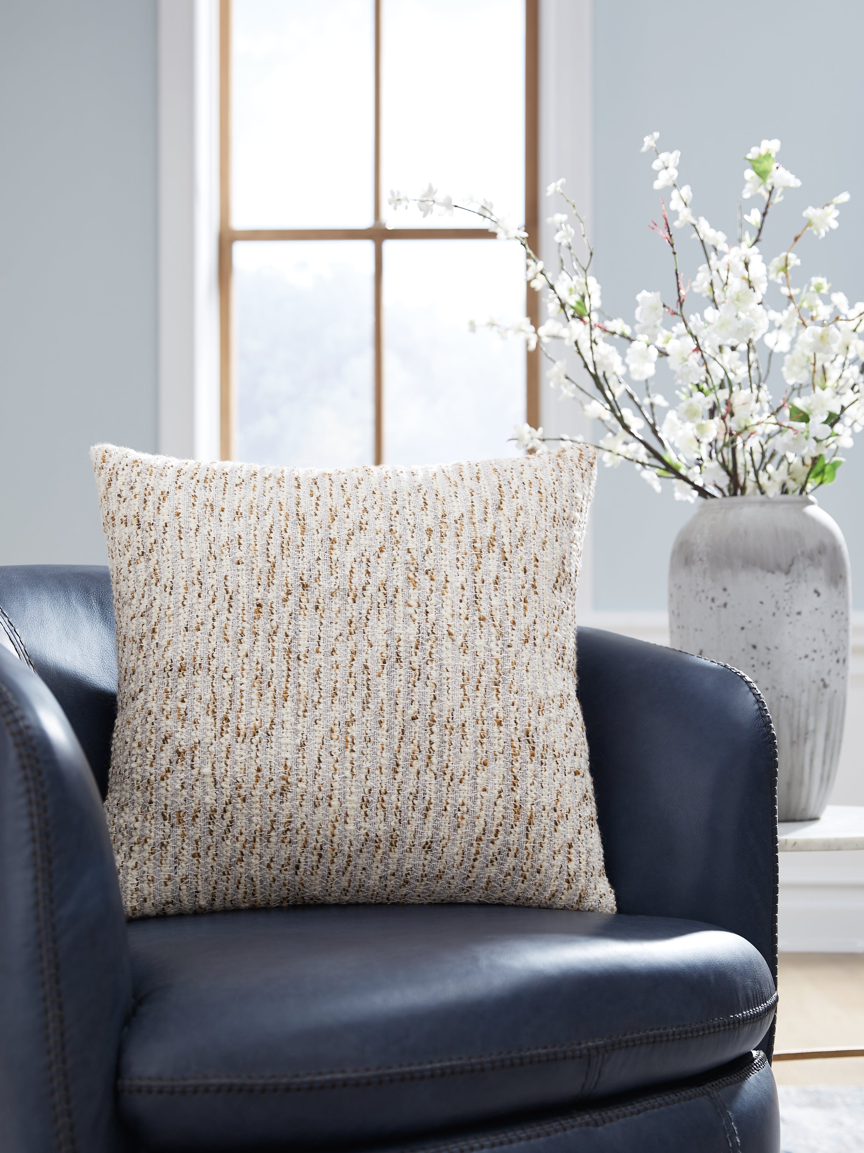 Diamond Furniture - Ashley Furniture - Abler Pillows - Pillow / Ivory/Gray/Gold - A1001068P