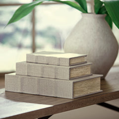 Diamond Furniture - Ashley Furniture - Jolina Box (Set of 3) - Box Set (3/CN) / Linen - A2000486
