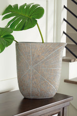Diamond Furniture - Ashley Furniture - Ardenley Vase - Vase (2/CS) / Antique Gold Finish - A2000608