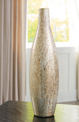 Diamond Furniture - Ashley Furniture - Plawite Vase - Vase / Antique Silver Finish - A2000640