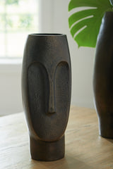 Diamond Furniture - Ashley Furniture - Elanman Vase - Vase / Antique Bronze Finish - A2000692